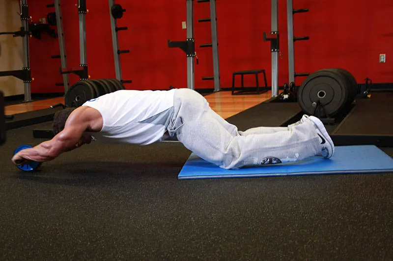 Ab Roller — end position