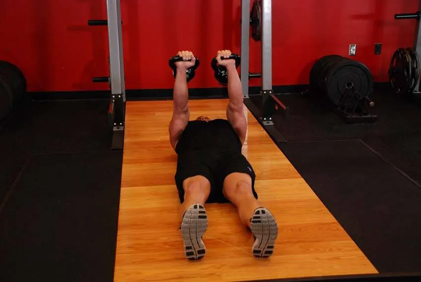 Alternating Floor Press exercise