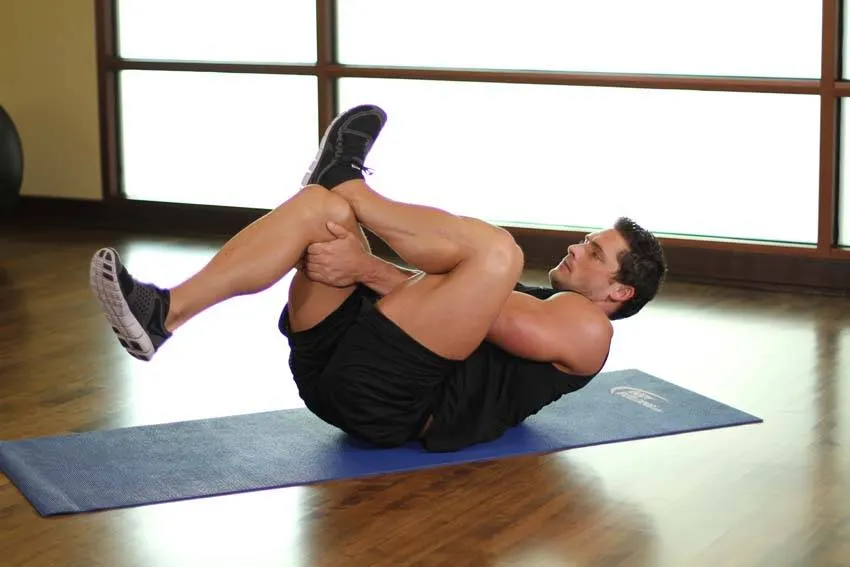 Ankle On The Knee — end position