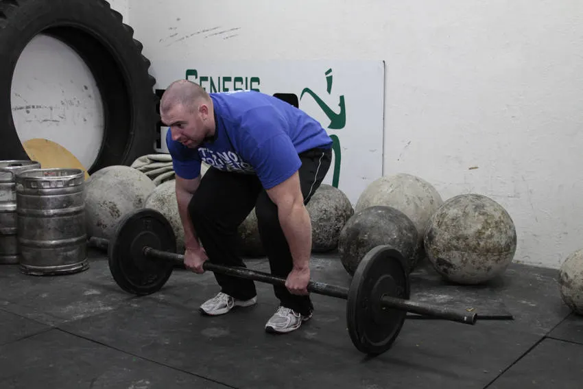 Axle Deadlift exercise