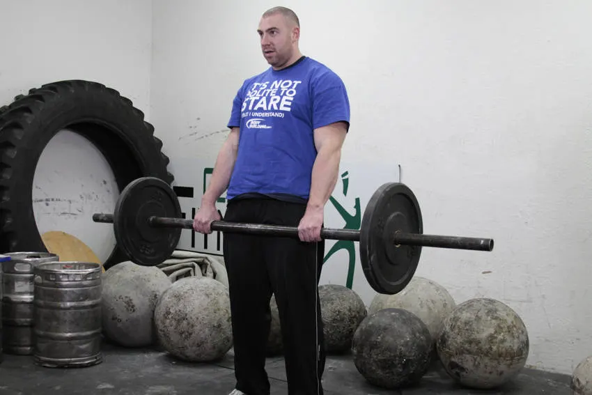 Axle Deadlift — end position