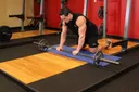 Barbell Ab Rollout - On Knees exercise