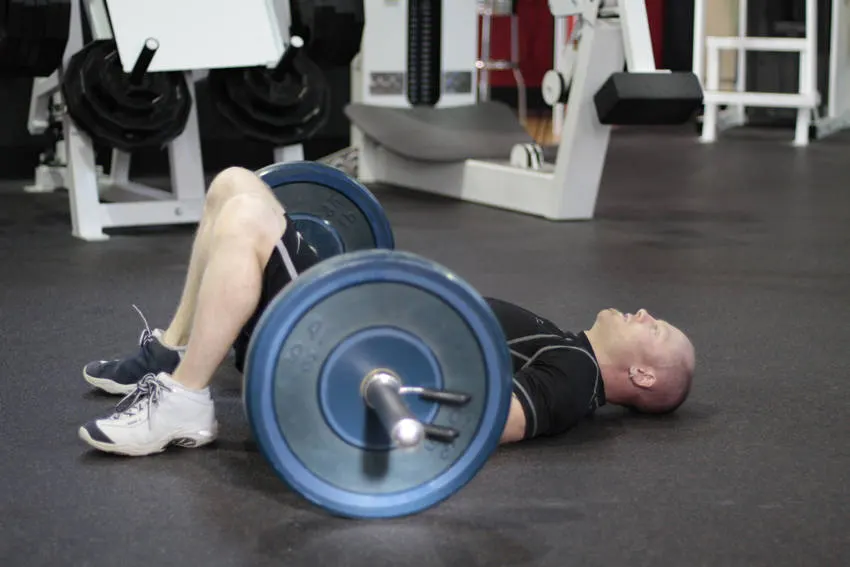 Barbell Glute Bridge exercise