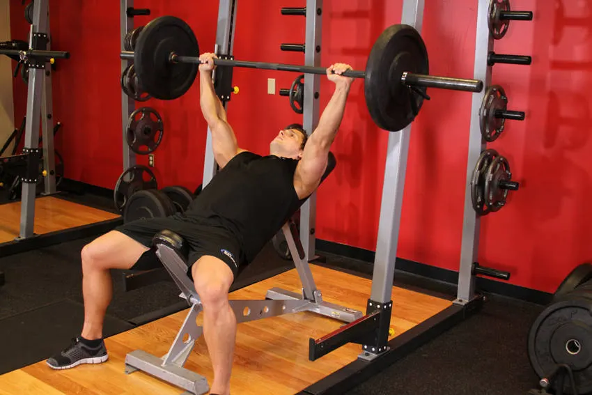 Barbell Incline Bench Press - Medium Grip exercise