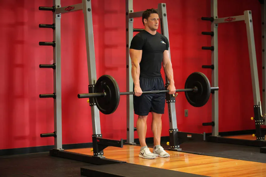 Barbell Shrug exercise