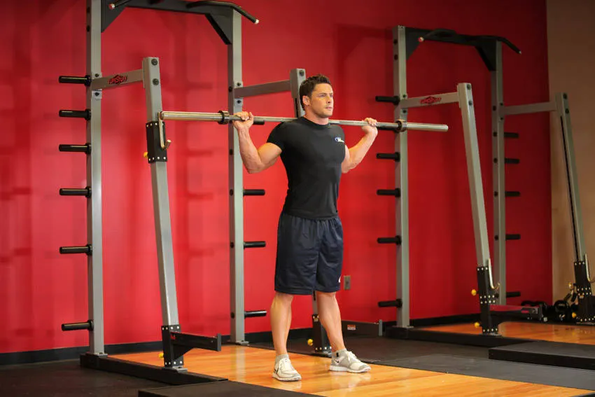 Barbell Side Bend exercise