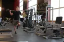 Barbell Walking Lunge exercise
