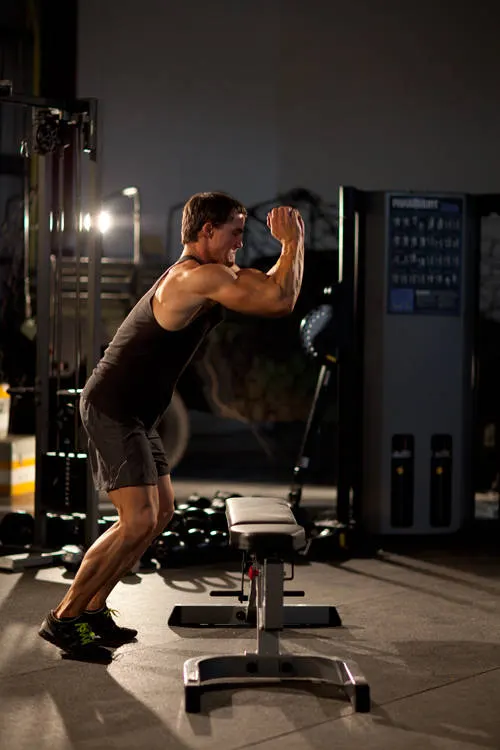 Bench Jump exercise