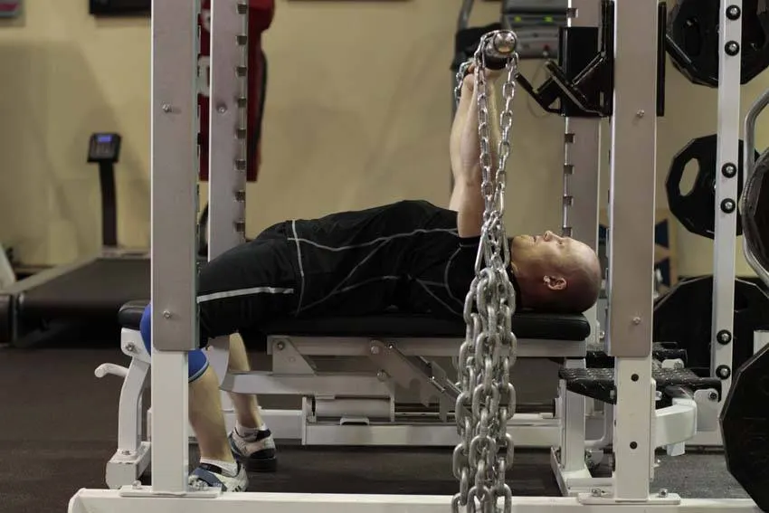 Bench Press with Chains exercise