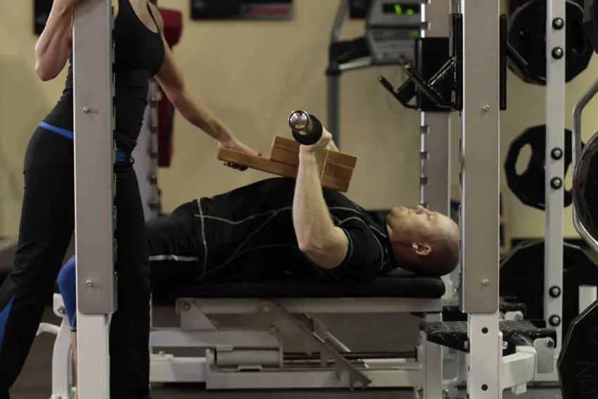 Board Press — end position
