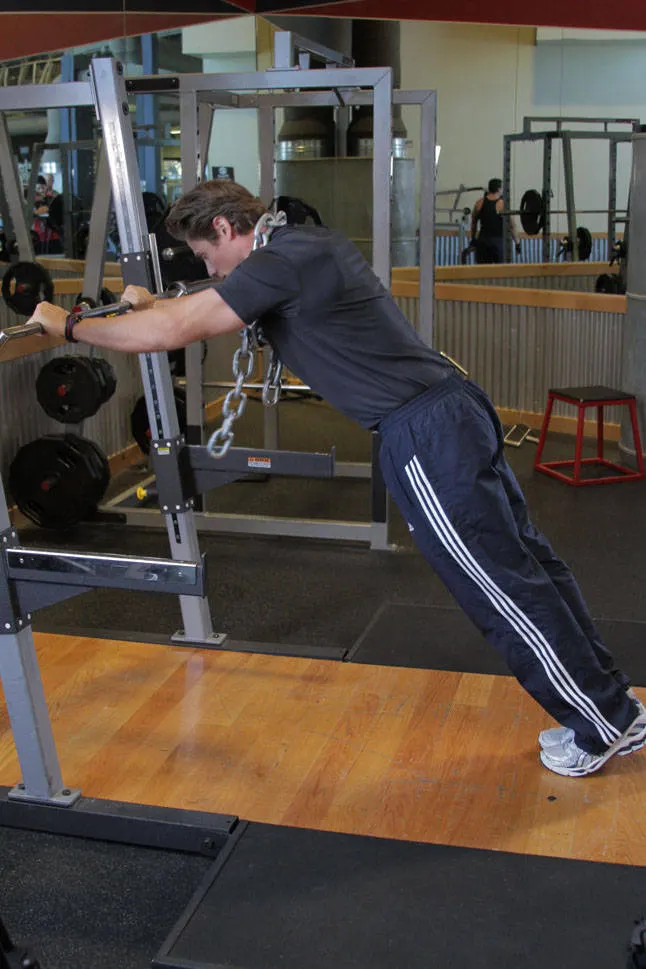 Body Tricep Press exercise