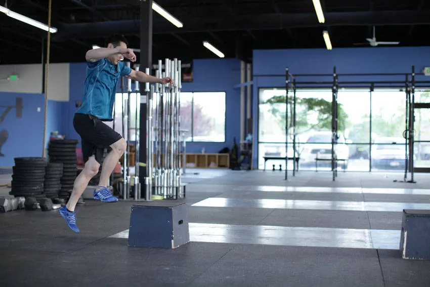 Box Skip exercise