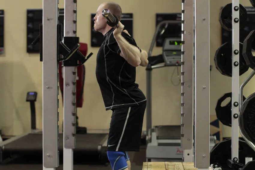 Box Squat exercise