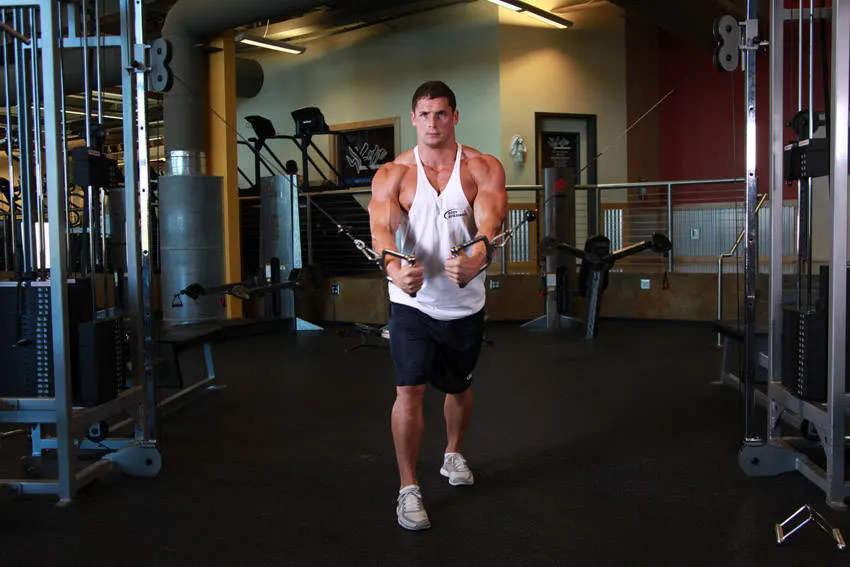 Cable Crossover — end position