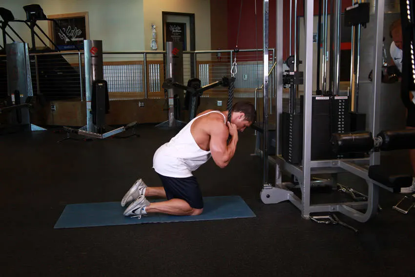 Cable Crunch exercise
