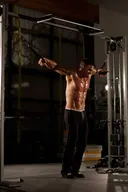 Cable Iron Cross exercise