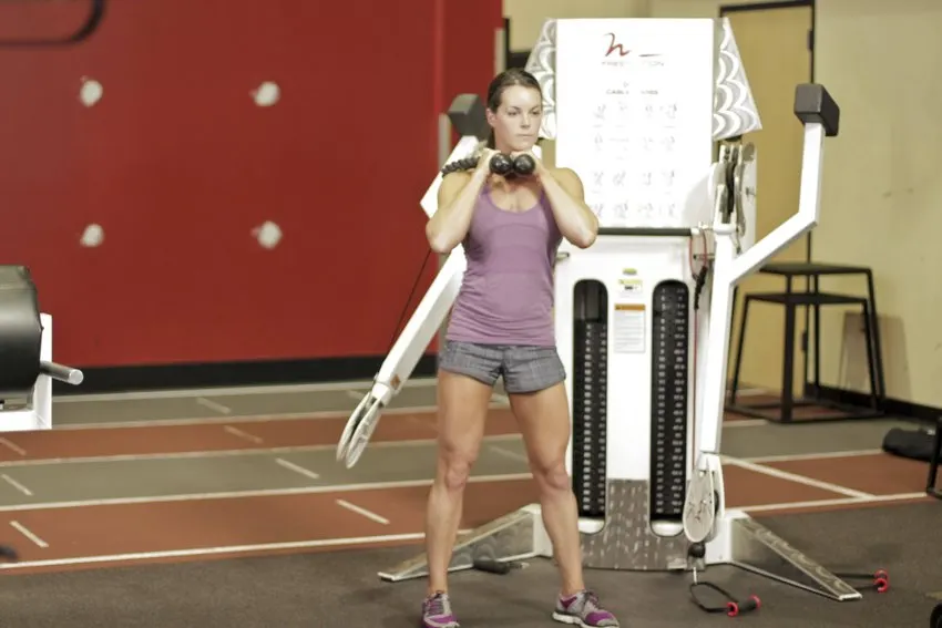 Cable Judo Flip exercise