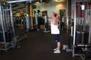 Cable Rope Overhead Triceps Extension exercise