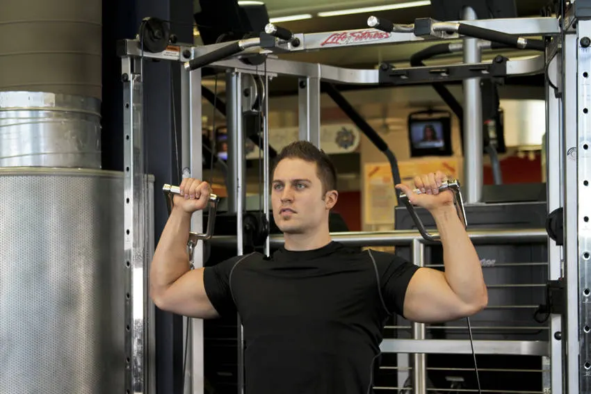 Cable Shoulder Press exercise