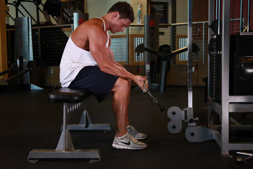 Cable Wrist Curl exercise