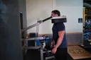 Calf-Machine Shoulder Shrug exercise