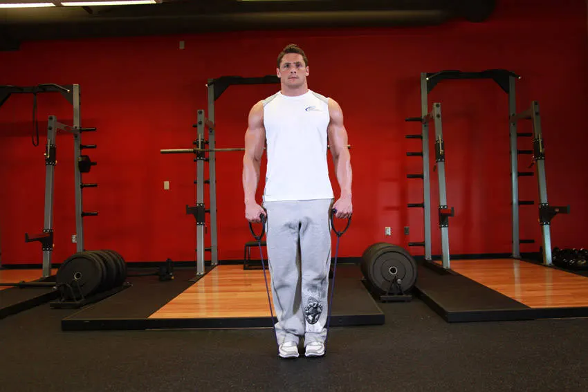 Calf Raises - With Bands exercise