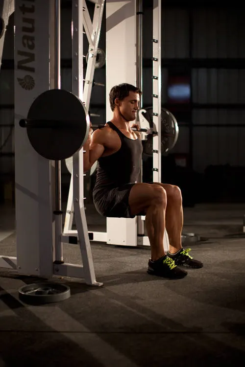 Chair Squat — end position