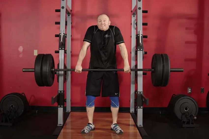 Clean Shrug — end position