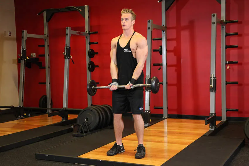 Close-Grip EZ Bar Curl exercise