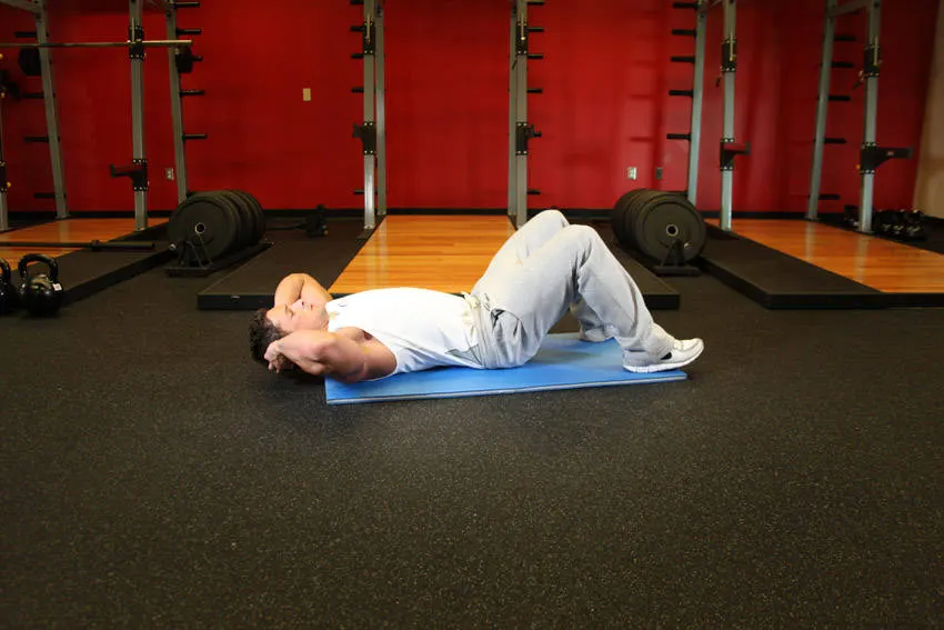 Crunches exercise