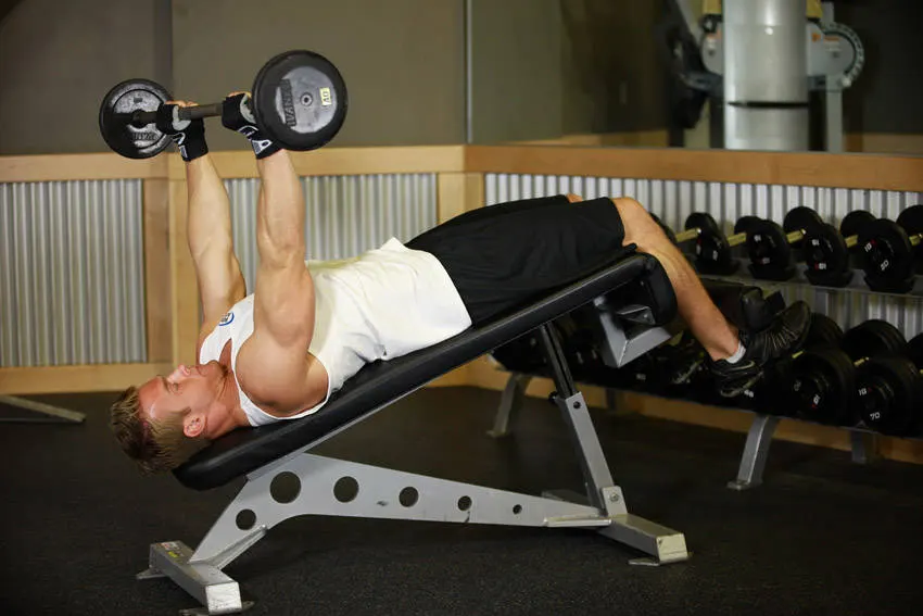 Decline Close-Grip Bench To Skull Crusher exercise