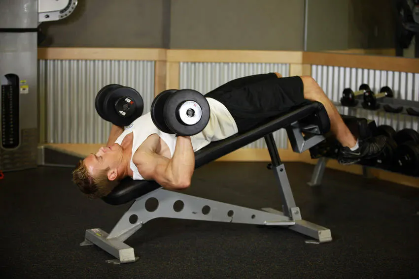 Decline Dumbbell Bench Press exercise