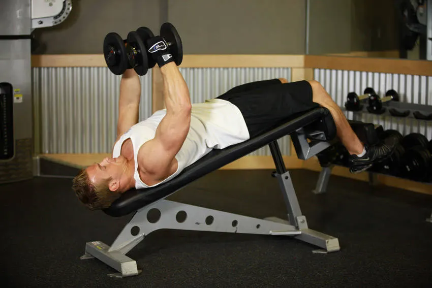 Decline Dumbbell Flyes exercise
