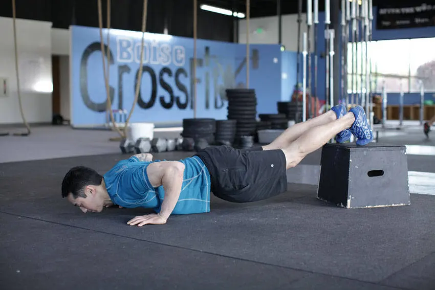 Decline Push-Up — end position