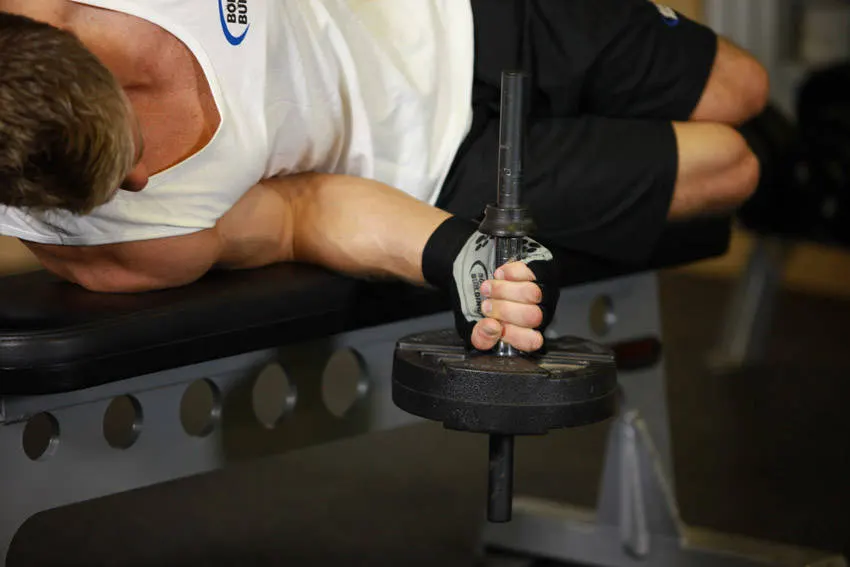 Dumbbell Lying Pronation exercise
