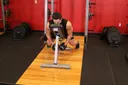 Dumbbell Lying Rear Lateral Raise exercise