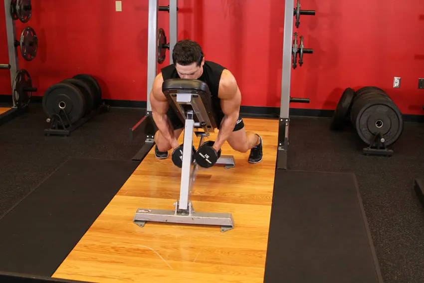 Dumbbell Lying Rear Lateral Raise exercise