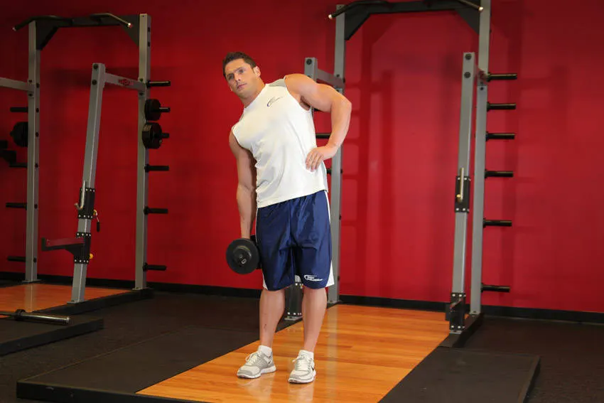 Dumbbell Side Bend exercise