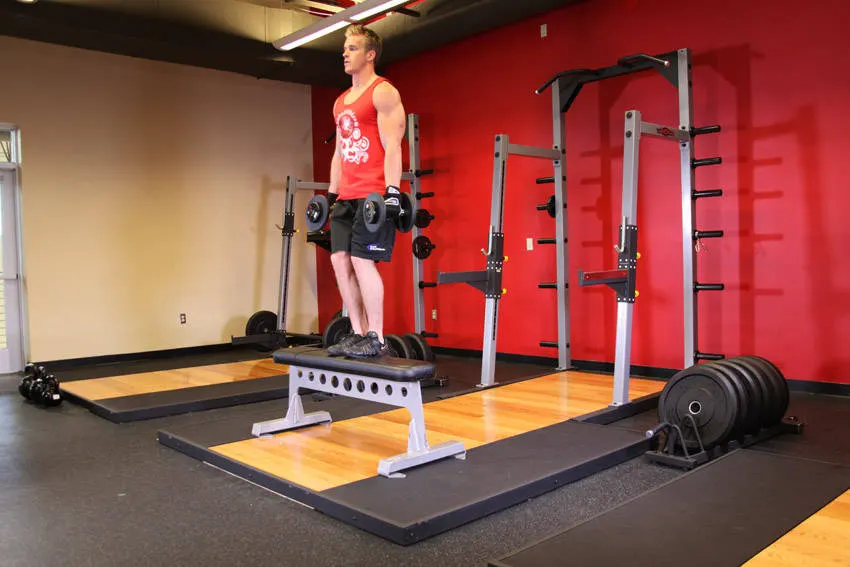 Dumbbell Step Ups exercise