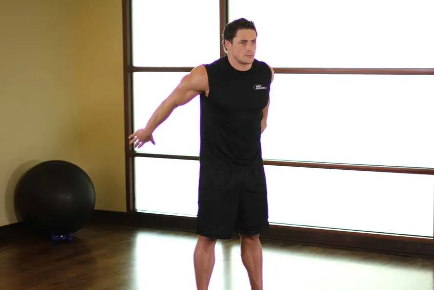 Dynamic Back Stretch exercise