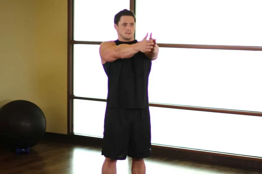 Dynamic Chest Stretch exercise