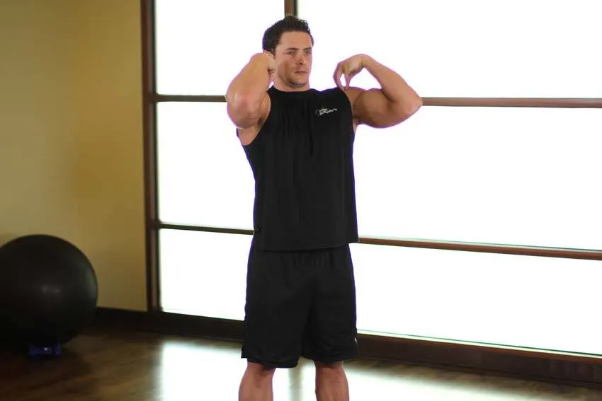 Elbow Circles — end position