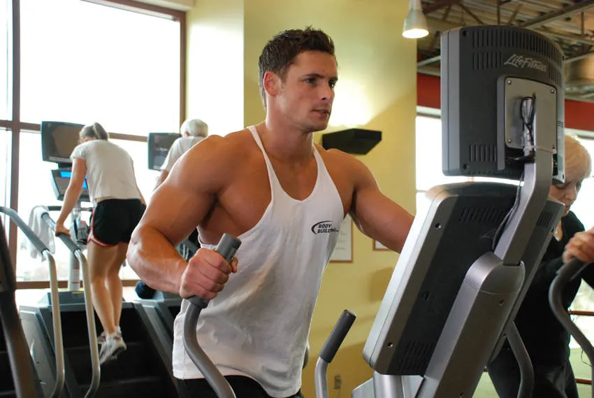 Elliptical Trainer — end position