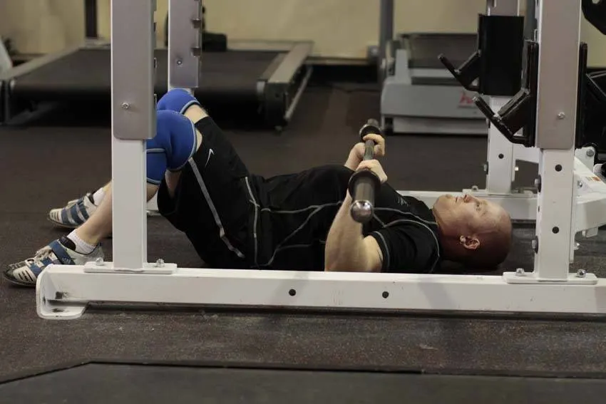Floor Press — end position