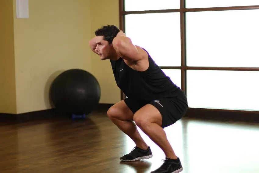 Frog Hops exercise