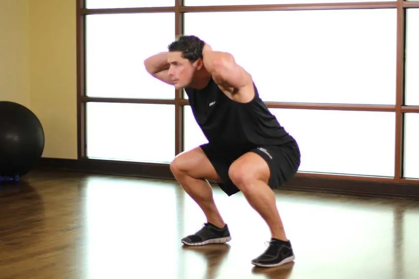 Frog Hops — end position
