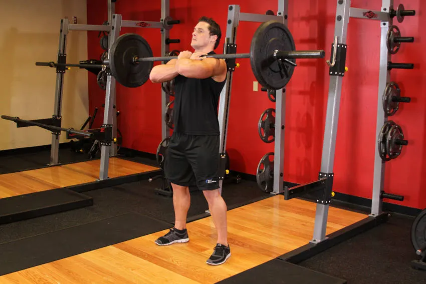 Front Barbell Squat exercise