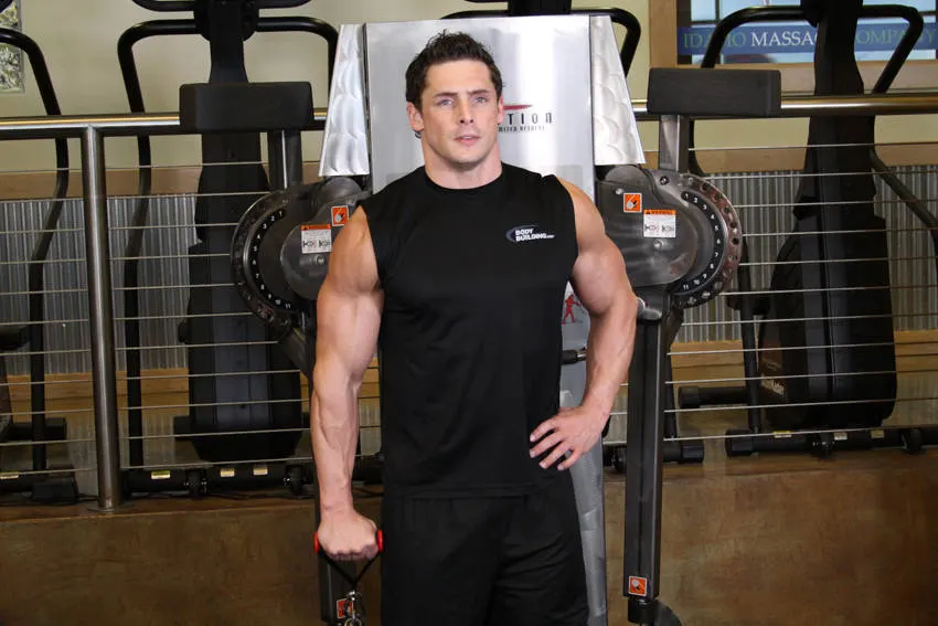 Front Cable Raise exercise