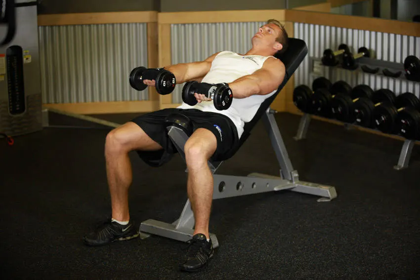 Front Incline Dumbbell Raise exercise