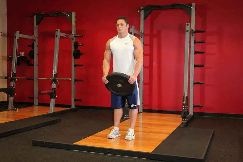 Front Plate Raise exercise